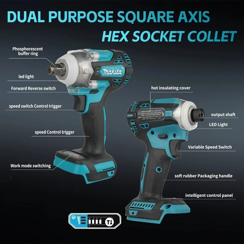 Makita DTW300 Brushless Rechar - đánh giá và giá Makita Drill Dtw300